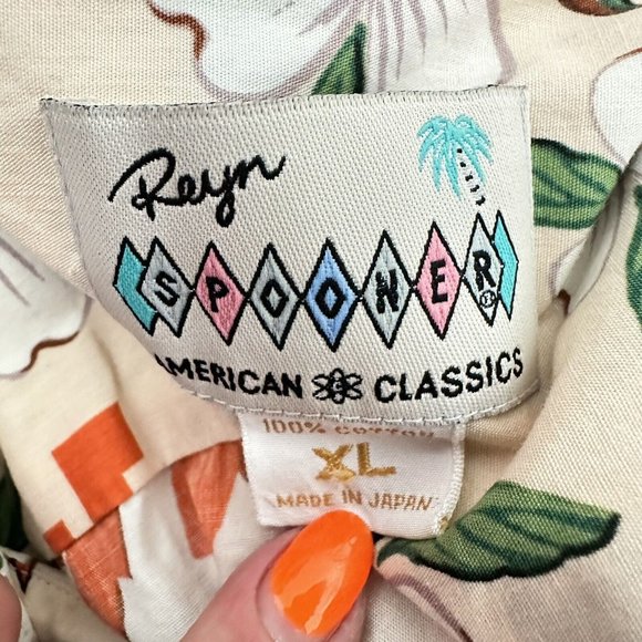 Reyn Spooner Mens University Of Tennessee Hawaiian Shirt XL Smokey Short Sleeve - Picture 10 of 12